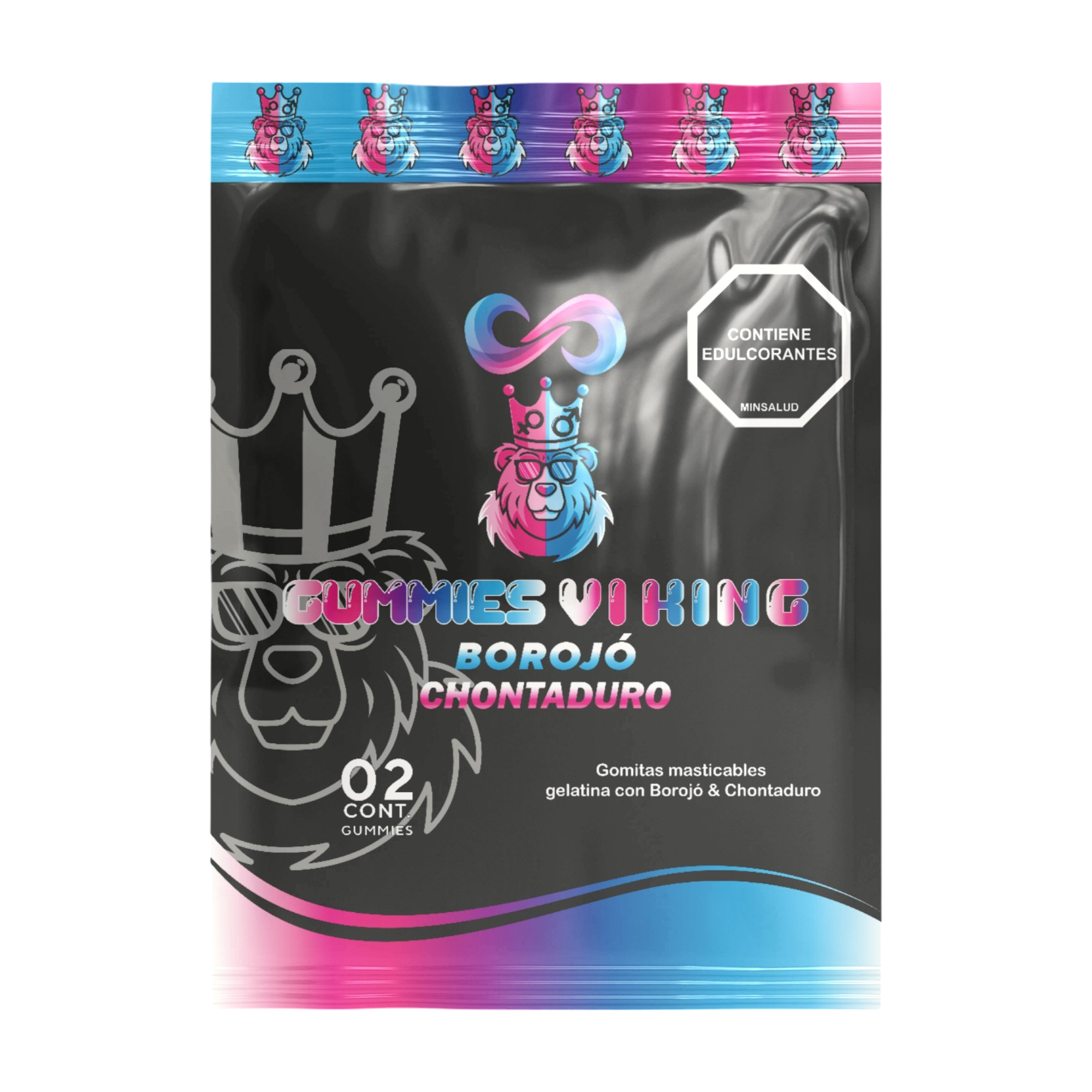 Bolsa 01 Gummies Vi King Potencializador